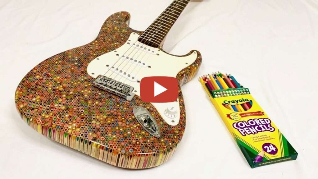 Colored Pencil Guitar
